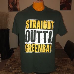 “Straight out of Green Bay Bitch I’m a Packer” size XL